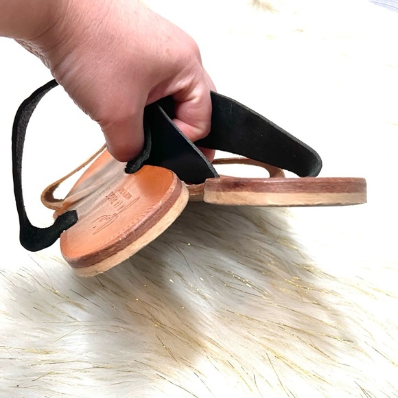 Joie A la Plage• Sable Leather Sandals strap leather slide sandal - Picture 8 of 10